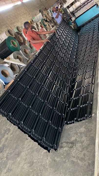 IMRAN ROOFINGS DELIVERS STONE COATED ROOFING MATERIALS TO JOJU, OGUN STATE